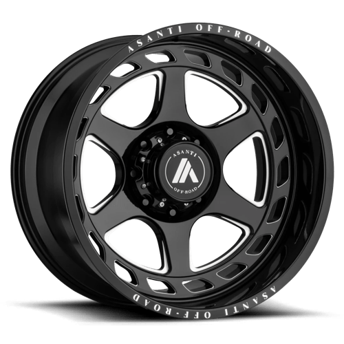 Asanti Off Road AB816 ANVIL Gloss Black Milled | 20x12 | 5x5.0 | -44 | 71.5mm