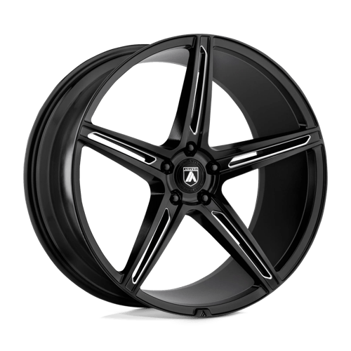 Asanti Black ABL-22 ALPHA 5 Gloss Black Milled | 20x8.5 | 5x112 | +38 | 72.56mm