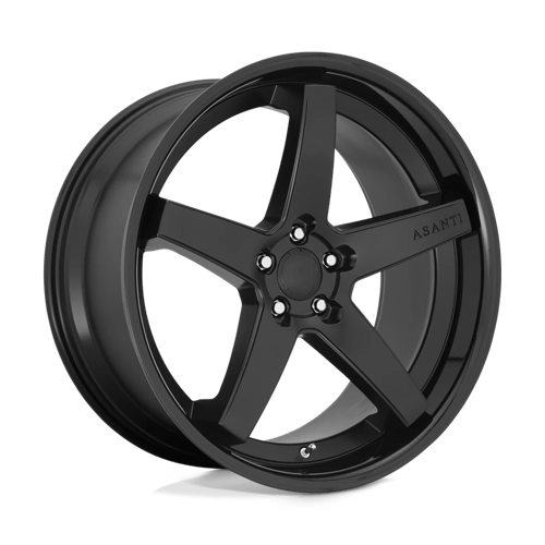 Asanti Black ABL31 REGAL Satin Black W/ Gloss Black Lip | 22x9 | 5x112 | +25 | 72.6mm