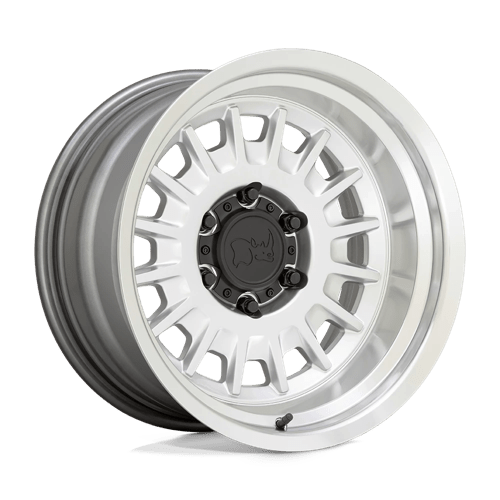Black Rhino ALISO Gloss Silver W/ Mirror Cut Face & Lip | 18x9 | 5x150 | +12 | 110.1mm