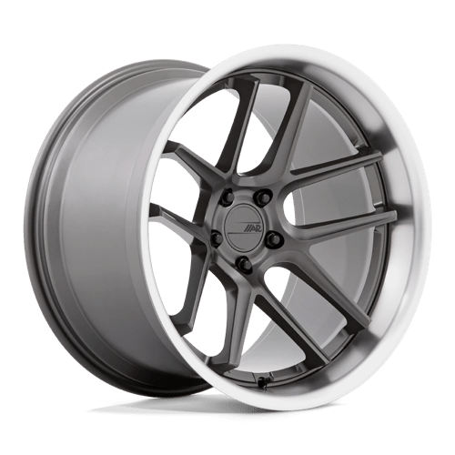 American Racing AR942 BISHOP Matte Gunmetal W/ Machined Lip | 20x12 | 5x115 | +6 | 71.5mm