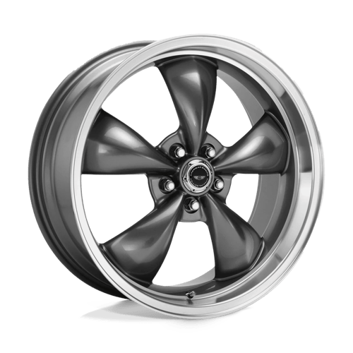 American Racing AR105 TORQ THRUST M Anthracite W/ Machined Lip | 16x7 | 5x110 | +35 | 65.07mm
