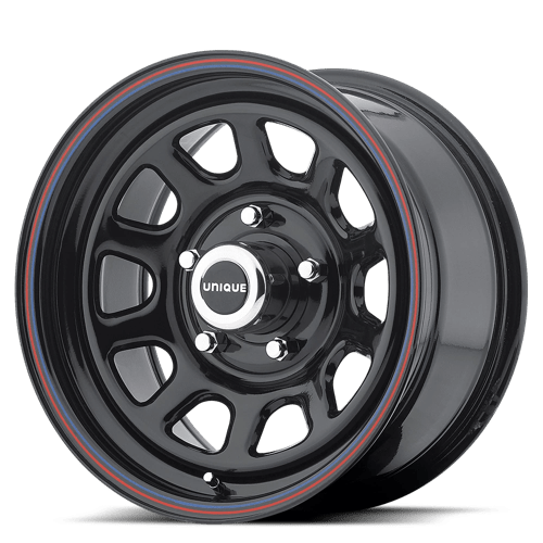 American Racing AR767 Gloss Black W/ Stripes | 15x7 | 5x4.5 | +0 | 72.56mm