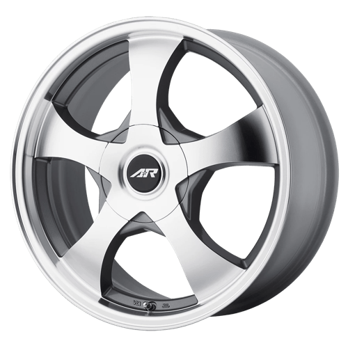 American Racing AR895 Dark Silver W/ Machined Face | 14x6 | 5x100/4.5 | +35 | 72.56mm