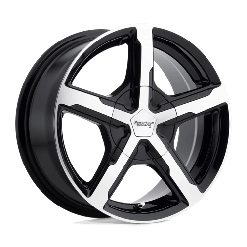 American Racing AR921 TRIGGER Gloss Black Machined | 17x7 | 5x4.25/4.5 | +40 | 72.56mm