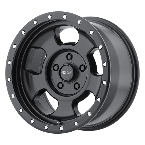 American Racing AR969 ANSEN OFFROAD Satin Black W/ Satin Black Ring | 17x8.5 | 6x4.5 | +25 | 72.56mm