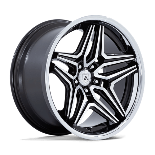 Asanti Black ABL-46 DUKE Gloss Black Machined | 20x10.5 | 5x120 | +18 | 74.1mm