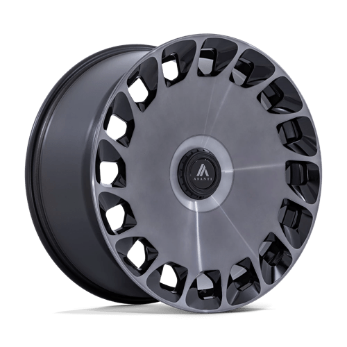 Asanti Black ABL-45 ARISTOCRAT Gloss Black Machined Fc W/ Ddt | 20x10.5 | 5x112/120 | +38 | 74.1mm
