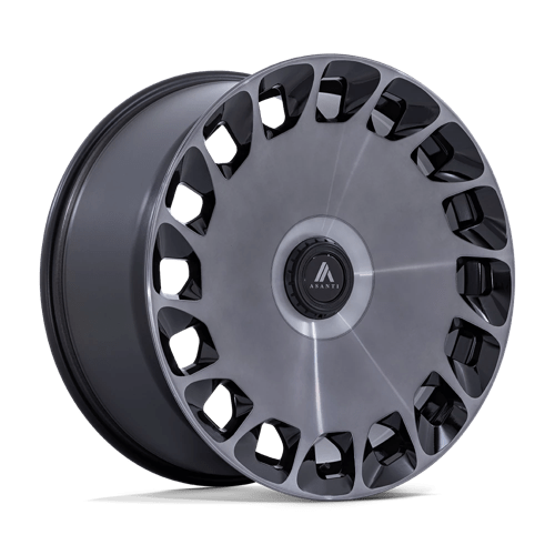 Asanti Black ABL-45 ARISTOCRAT Gloss Black Machined Fc W/ Ddt | 20x10.5 | 5x112/120 | +38 | 74.1mm