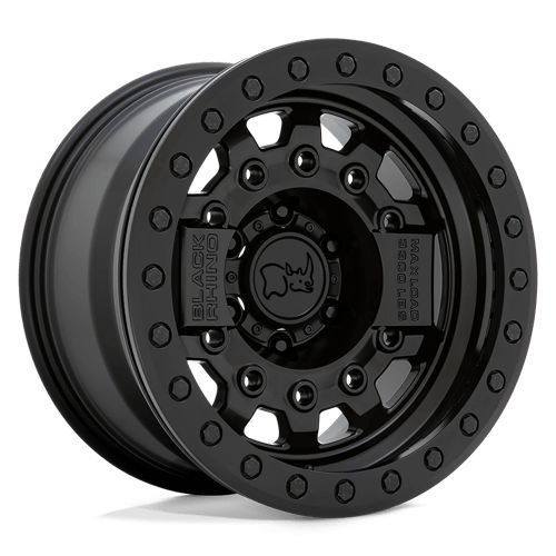 Black Rhino AVENGER BEADLOCK Matte Black W/ Black Hardware | 17x8.5 | 5x5.0 | -32 | 71.5mm