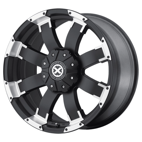Atx Series AX191 SHACKLE Satin Black W/ Machined Face | 18x9 | 5x4.5/5.0 | +20 | 72.56mm