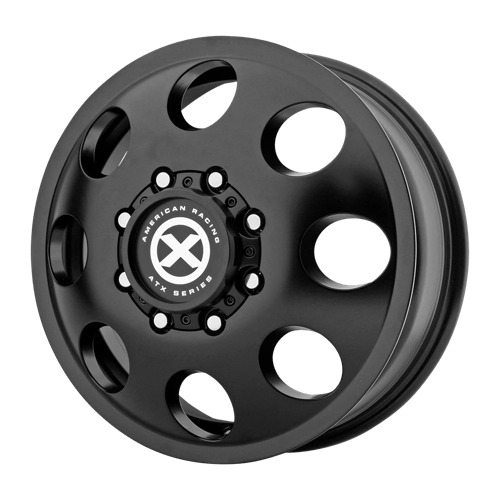 Atx Series AX204 BAJA DUALLY Satin Black - Front | 17x6.5 | 8x210 | +111 | 154.3mm