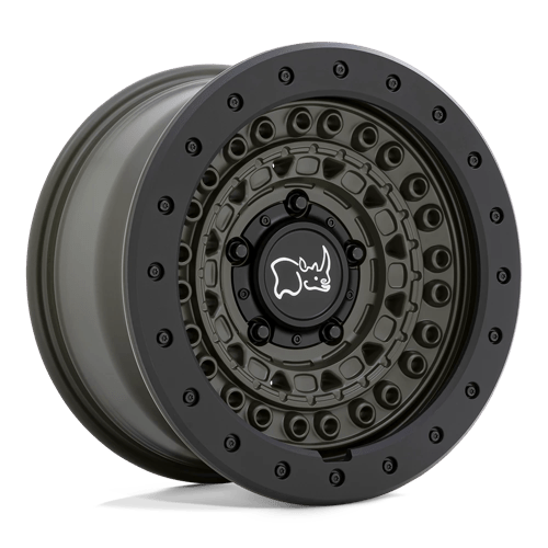 Black Rhino BARRICADE Olive Drab Green W/ Black Rock Guard | 18x9 | 6x120 | +10 | 67.06mm