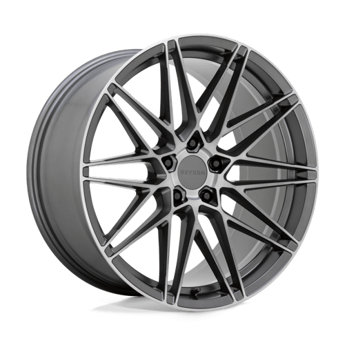 Beyern DAMON Matte Gunmetal W/ Brushed Face | 18x9.5 | 5x112 | +40 | 66.56mm