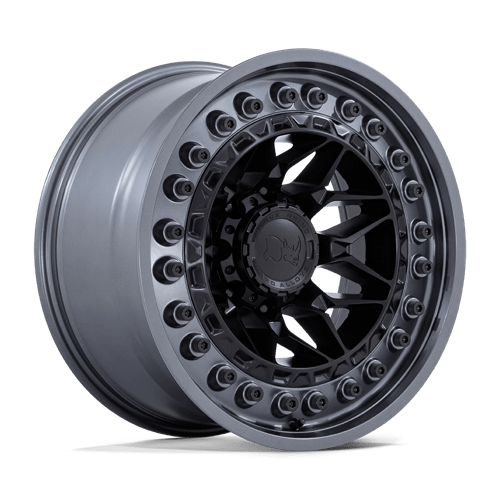 Black Rhino ALPHA Matte Black W/ Gunmetal Lip | 17x9 | 6x135 | +0 | 87.1mm