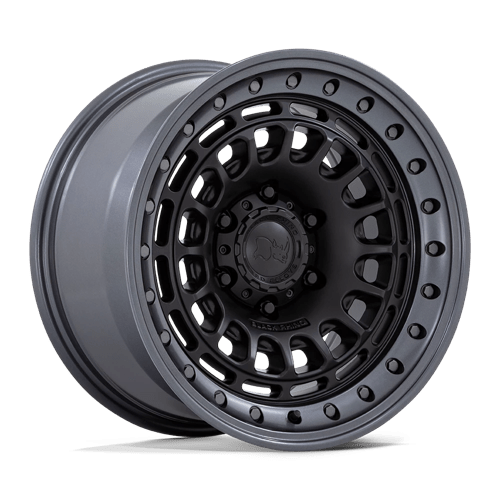 Black Rhino BR014 SAHARA Matte Black W/ Gunmetal Lip | 17x9 | 6x5.5 | +0 | 106.1mm