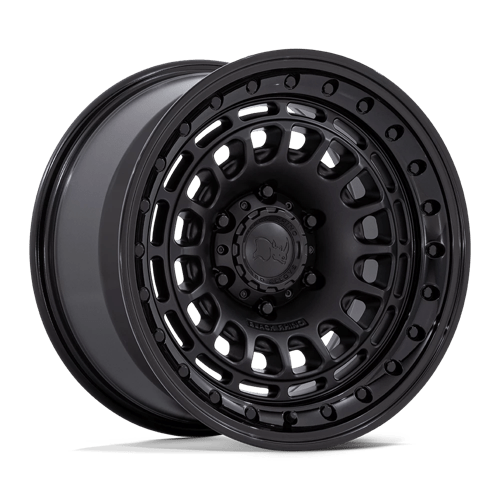 Black Rhino BR014 SAHARA Matte Black W/ Gloss Black Lip | 17x9 | 6x4.5 | -12 | 66.06mm