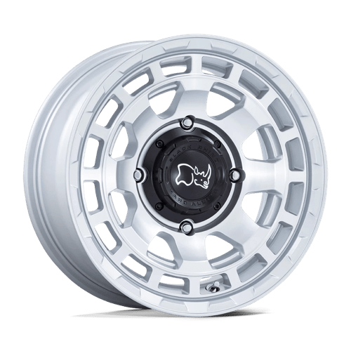Black Rhino Powersports CHAMBER UTV Hyper Silver W/ Machined Face | 14x7 | 4x137 | +10 | 110.1mm