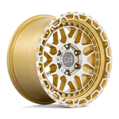 Black Rhino HOLCOMB Gloss Gold W/ Mirror Cut Face | 17x9.5 | 6x5.5 | +12 | 112.1mm