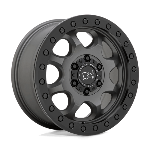 Black Rhino VENTURE BEADLOCK Matte Gunmetal W/ Black Hardware | 17x8 | 6x130 | +38 | 84.1mm