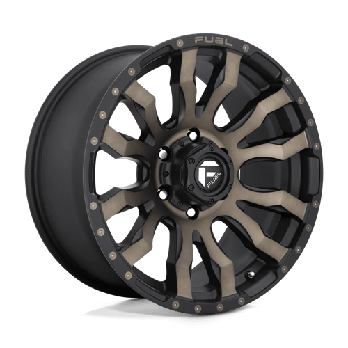 Fuel 1Pc D674 BLITZ Matte Black Double Dark Tint | 17x9 | 5x150 | +1 | 110.1mm