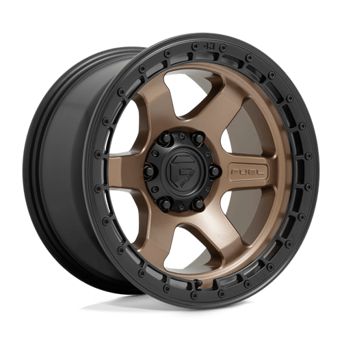 Fuel 1Pc D751 BLOCK Matte Bronze W/ Black Ring | 17x9 | 6x135 | +1 | 87.1mm
