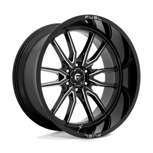Fuel 1Pc D761 CLASH Gloss Black Milled | 24x12 | 6x135 | -44 | 87.1mm