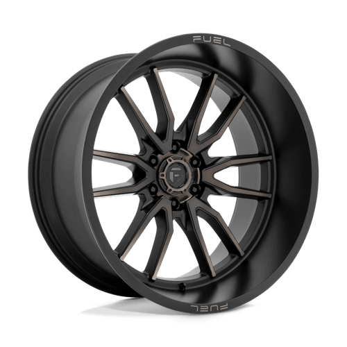 Fuel 1Pc D762 CLASH Matte Black Double Dark Tint | 24x12 | 6x135 | -44 | 87.1mm