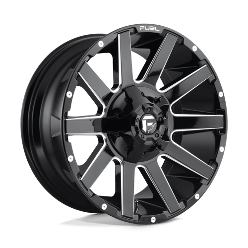 Fuel 1Pc D615 CONTRA Gloss Black Milled | 20x9 | 8x170 | +20 | 125.1mm