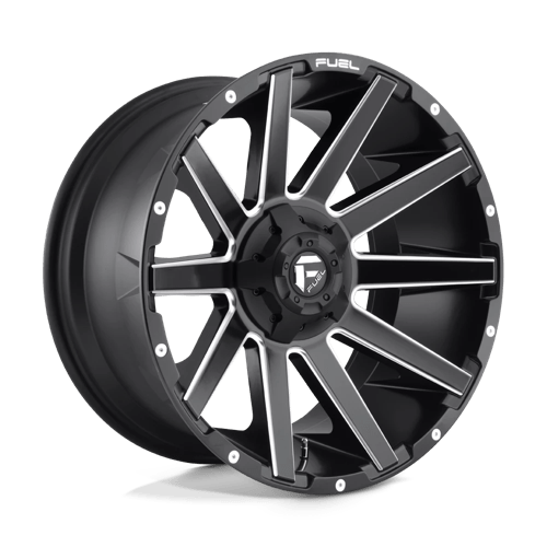 Fuel 1Pc D616 CONTRA Matte Black Milled | 20x9 | 5x5.0/5.5 | +20 | 87.1mm