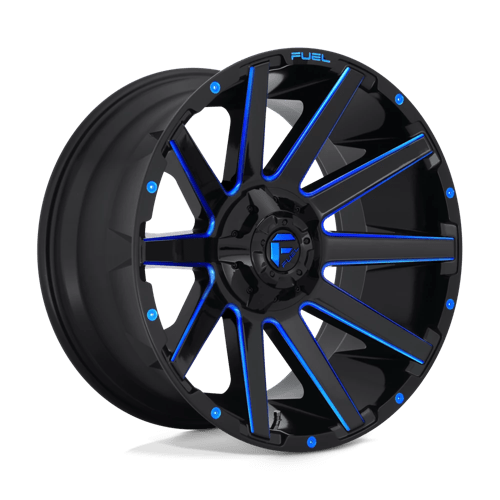 Fuel 1Pc D644 CONTRA Gloss Black Blue Tinted Clear | 20x10 | 8x170 | -18 | 125.1mm
