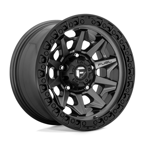 Fuel 1Pc D716 COVERT Matte Gun Metal Black Bead Ring | 18x9 | 8x180 | +20 | 124.2mm