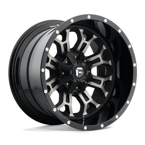 Fuel 2Pc D268 CRUSH Matte Black Double Dark Tint | 22x14 | 6x135/5.5 | -70 | 106.1mm