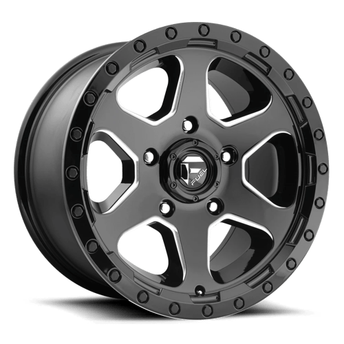 Fuel 1Pc D590 RIPPER Gloss Black Milled | 17x9 | 5x5.0 | -12 | 78.1mm