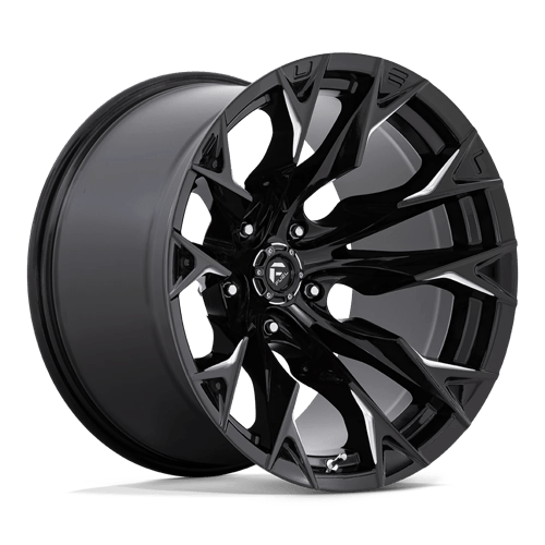 Fuel 1Pc D803 FLAME Gloss Black Milled | 20x12 | 5x5.5 | -44 | 78.1mm