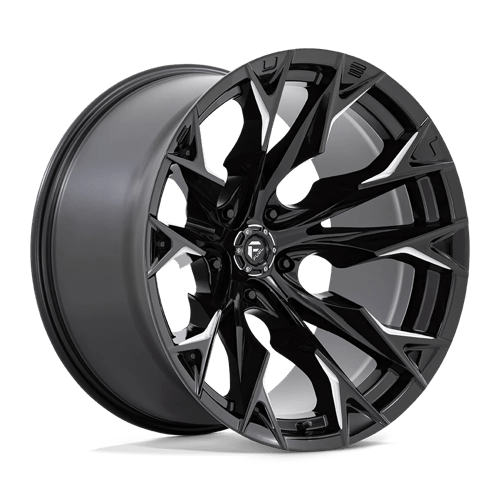 Fuel 1Pc D803 FLAME Gloss Black Milled | 22x12 | 5x5.5 | -44 | 78.1mm
