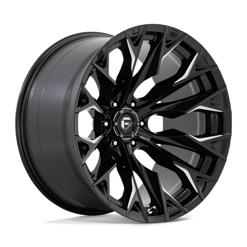 Fuel 1Pc D803 FLAME Gloss Black Milled | 22x12 | 6x135 | -44 | 87.1mm
