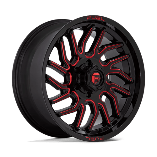 Fuel 1Pc D808 HURRICANE Gloss Black Milled Red Tint | 20x9 | 6x135 | +20 | 87.1mm