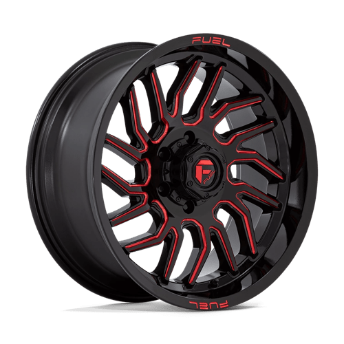 Fuel 1Pc D808 HURRICANE Gloss Black Milled Red Tint | 20x9 | 6x135 | +1 | 87.1mm