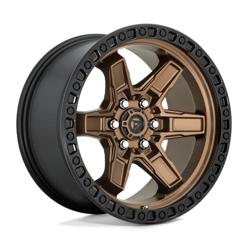 Fuel 1Pc D699 KICKER Matte Bronze Black Bead Ring | 17x9 | 6x4.5 | +12 | 66.06mm