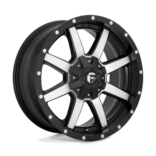 Fuel 1Pc D537 MAVERICK Matte Black Machined | 20x12 | 5x5.5/150 | -44 | 110.1mm