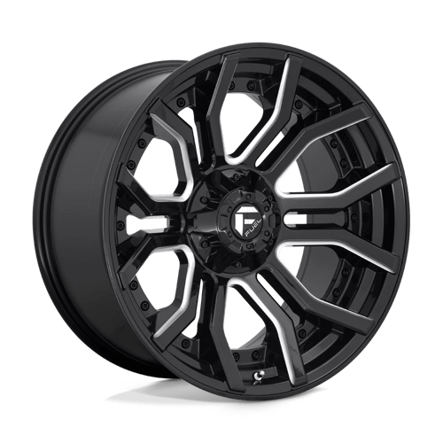 Fuel 1Pc D711 RAGE Gloss Black Milled | 20x10 | 6x135/5.5 | -18 | 106.1mm