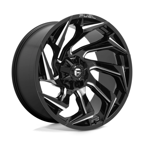 Fuel 1Pc D753 REACTION Gloss Black Milled | 24x12 | 6x135/5.5 | -44 | 106.1mm