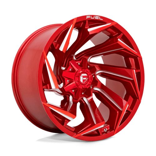 Fuel 1Pc D754 REACTION Candy Red Milled | 22x12 | 8x180 | -44 | 124.2mm