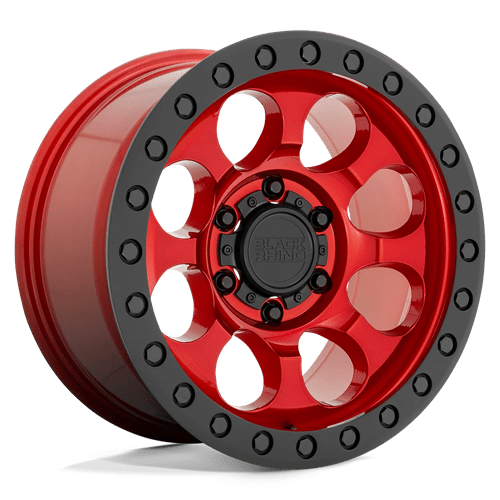 Black Rhino RIOT Candy Red W/ Black Ring & Bolts | 17x9 | 6x5.5 | -18 | 112.1mm