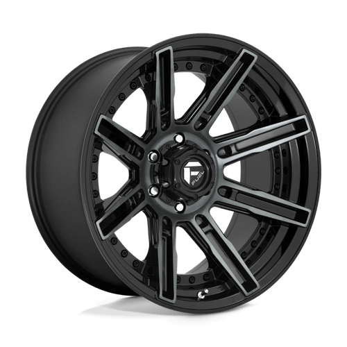 Fuel 1Pc D708 ROGUE Gloss Machined Double Dark Tint | 20x10 | 6x135 | -18 | 87.1mm