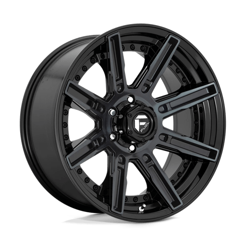 Fuel 1Pc D708 ROGUE Gloss Machined Double Dark Tint | 20x9 | 5x5.0 | +1 | 71.5mm