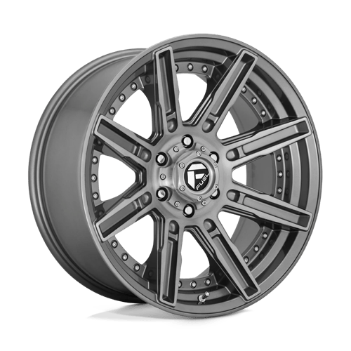 Fuel 1Pc D710 ROGUE PLATINUM Brushed Gun Metal Tinted Clear | 20x10 | 6x5.5 | -18 | 106.1mm