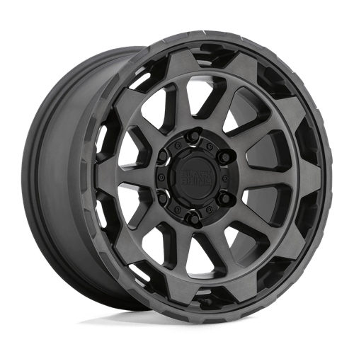 Black Rhino ROTOR Matte Gunmetal W/ Brushed Face | 20x9 | 5x5.0 | -18 | 71.5mm