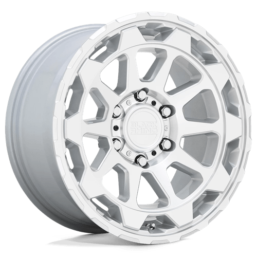 Black Rhino ROTOR Gloss Silver W/ Mirror Cut Face | 18x9 | 6x135 | +12 | 87.1mm